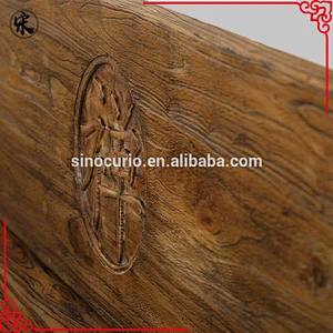 Chinese vintage handmade elmwood Ming Design living room daybed