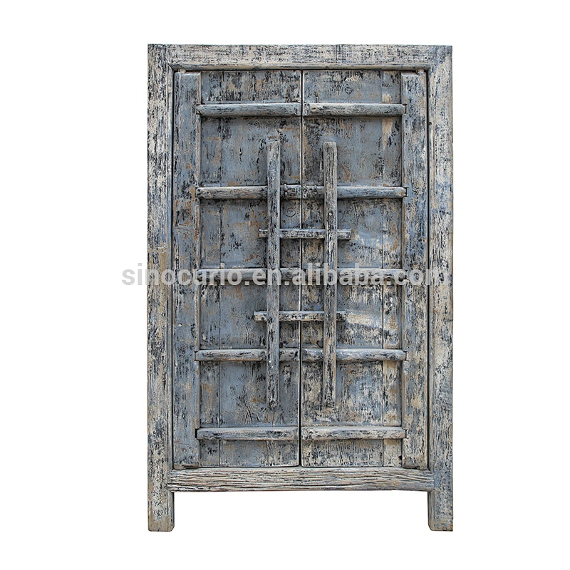 Antique shabby chic furniture antique wooden living room cabinet wardrobe