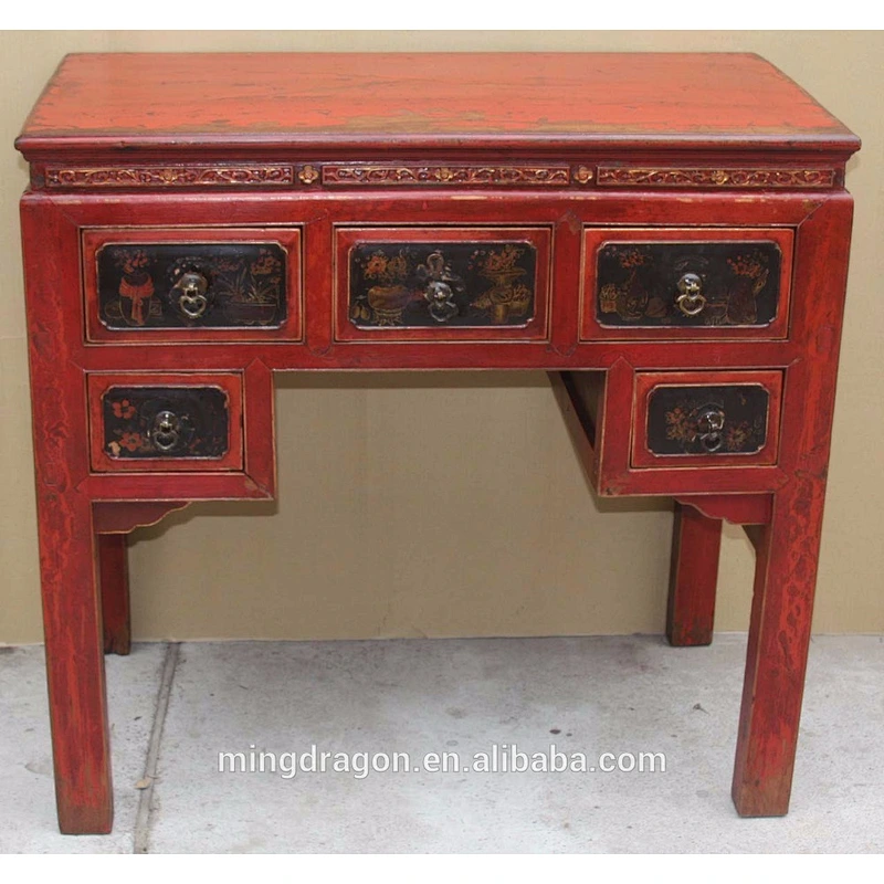 Hand painted console table chinese antique reproduction furniture