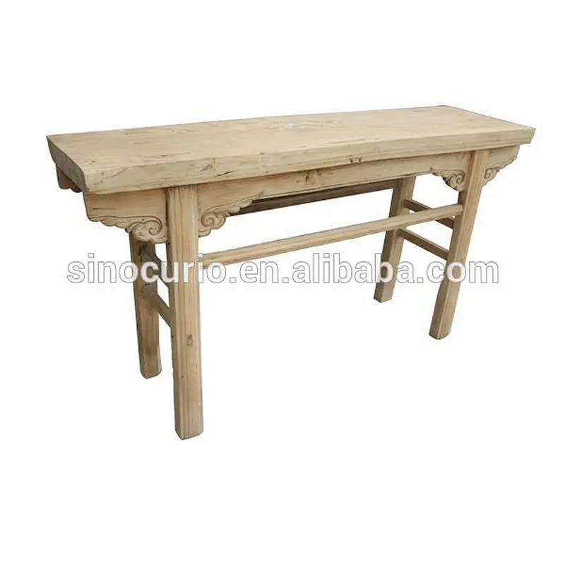 vintage reclaimed wood furniture china hot sell altar table wholesale