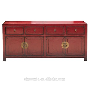 2018 Beijing chinese antique reproduction living room furniture TV cabinet
