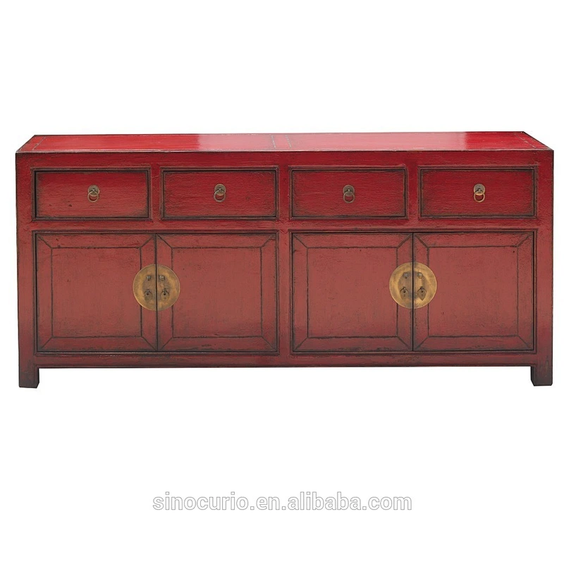 2018 Beijing chinese antique reproduction living room furniture TV cabinet