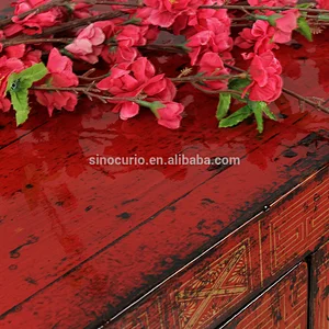 Antique Chinese furniture dinning room sideboard cabinet hand painted