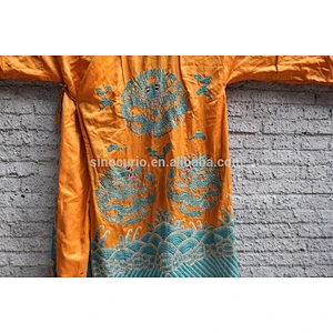 Chinese style home decor antique silk costume kimono robe