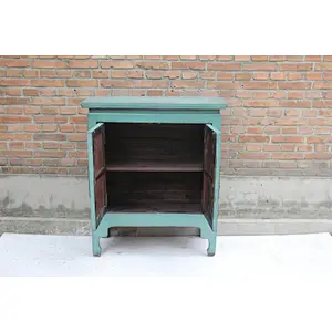 Chinese antique hand painted furniture classic bedroom nightstand