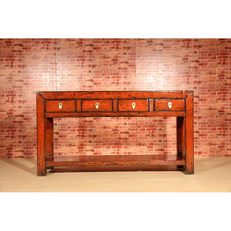 New design antique vintage hallway furniture lacquered console table with drawers
