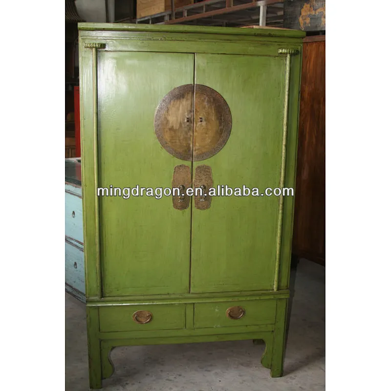 2014 hot sale solid wooden furniture, Chinese antique bedroom printing furniture