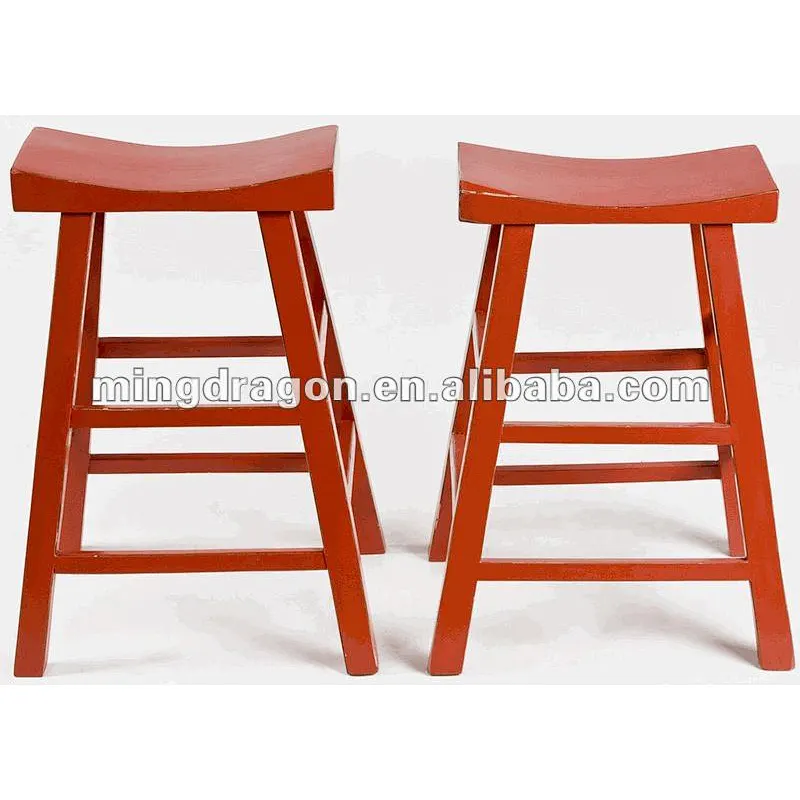 Chinese antique wooden bar stool