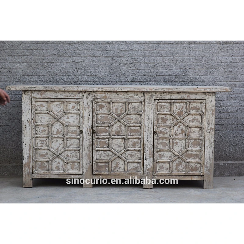 Chinese Vintage chic french style reclaimed wood furniture