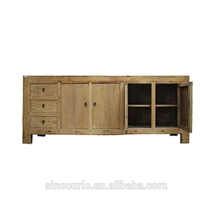 wholesale furniture china antique vintage sideboard recycled elm wood furniture beijing