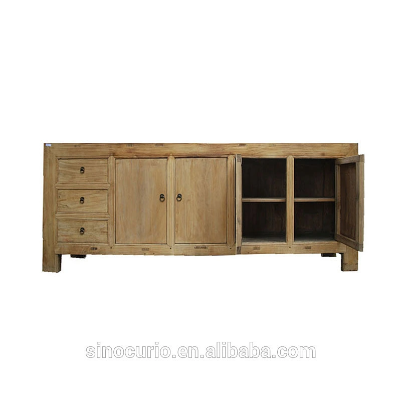 wholesale furniture china antique vintage sideboard recycled elm wood furniture beijing
