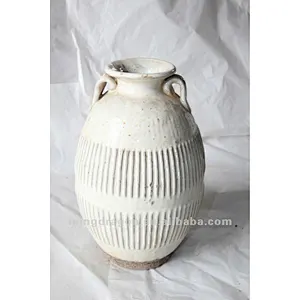 Chinese antique ceramic beautiful& nice white Pottery jars