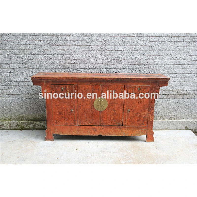 antique beijing furniture hand paint drawing cabinet