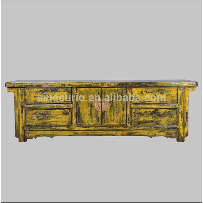 Handmade chinese living room furniture antique style TV cabinets