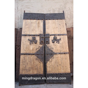 Chinese antique soild wood carving door