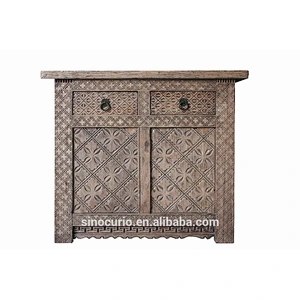 chinese antique furniture living room carved cabinet