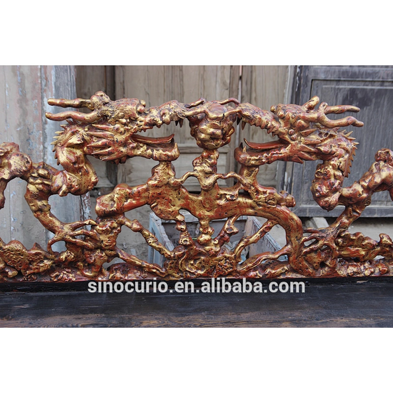 Chinese Antique hand carved classic solid wooden beds