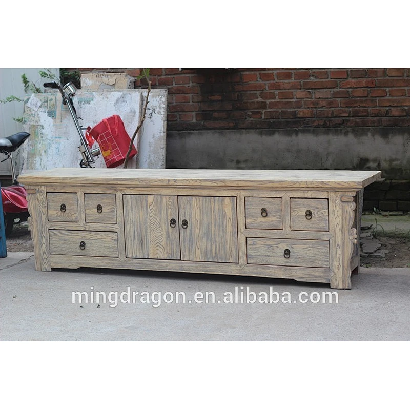 Chinese Antique reclaimed wood TV Stand furniture