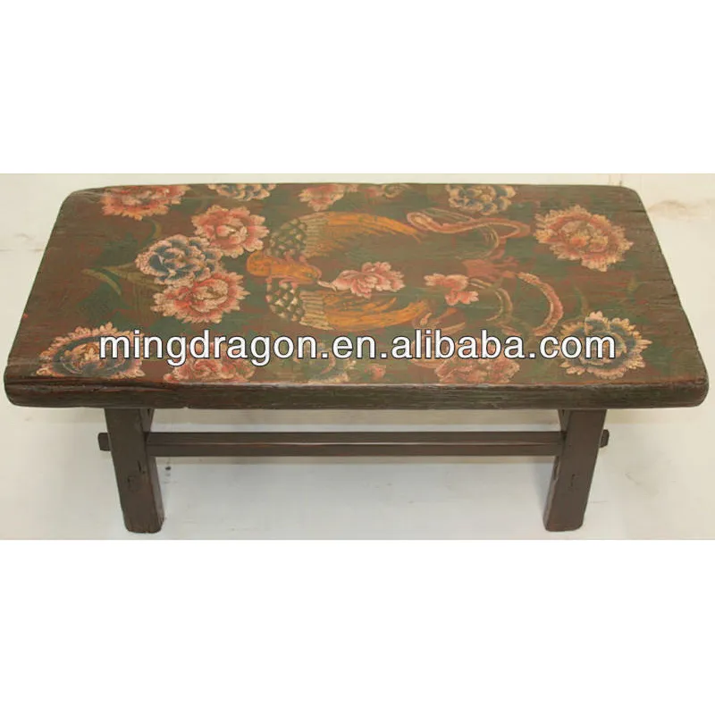 Chinese antique natural painted coffee table