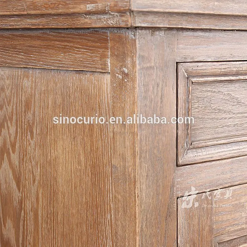 French style oak living room sideboard cabinet