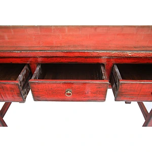 High glossy chinese console table for sale