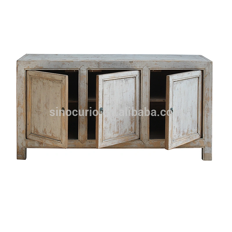 Antique chinese hand painted furniture shabby chic Gansu cabinet