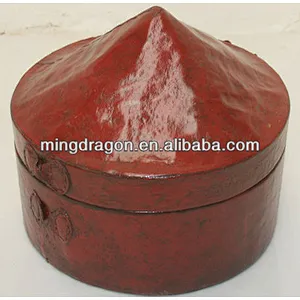 Chinese antique wedding red storage box