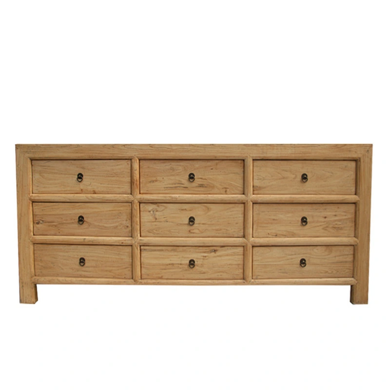 wholesale reproduction solid reclaimed wood furniture chests of drawers cabinet