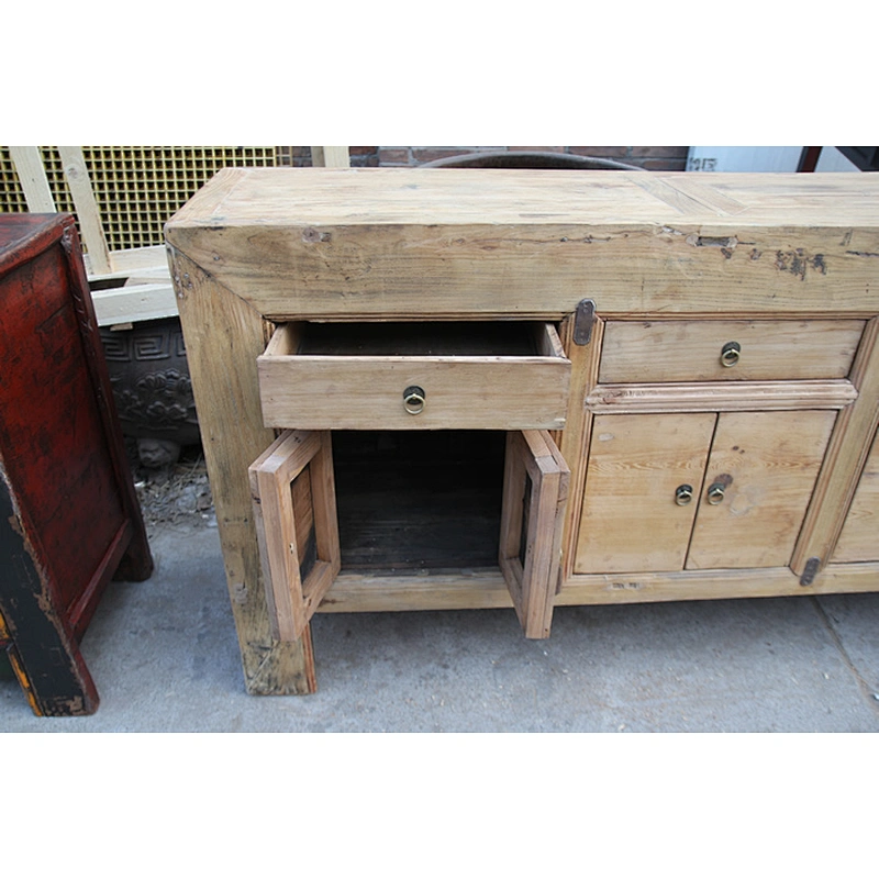 Solid wood living room sideboard cabinet chinese antique furniture