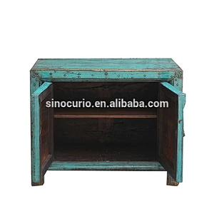 antique Chinese shrine cabinet Shanxi oriental vintage furniture china reclaimed wood sideboard