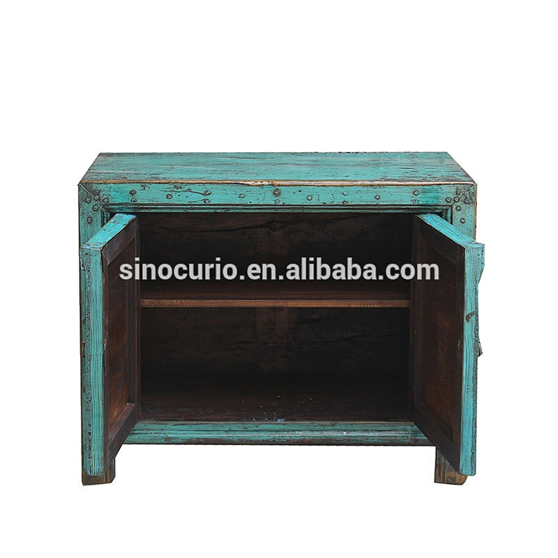 antique Chinese shrine cabinet Shanxi oriental vintage furniture china reclaimed wood sideboard