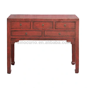 Chinese Antique Reproduction Furniture Wooden Writing Desk