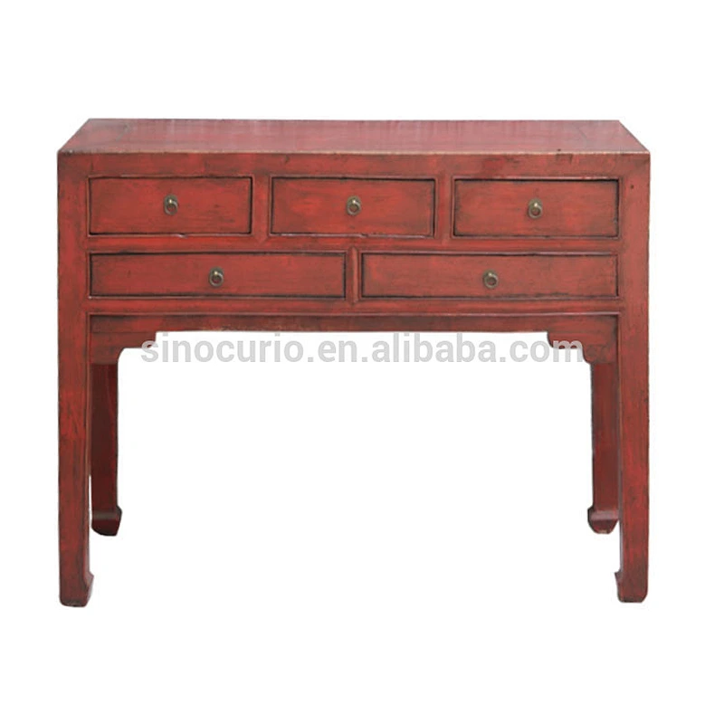 Chinese Antique Reproduction Furniture Wooden Writing Desk