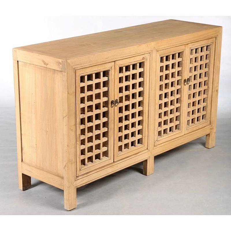 Antique shabby chic solid wood dining room buffet