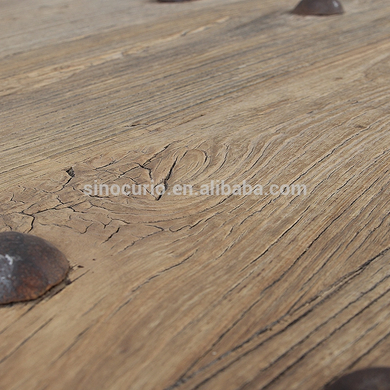 Industrial furniture Antique reclaimed wooden coffee table old door table