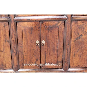 chinese antique vintage walnut wood cabinet furniture