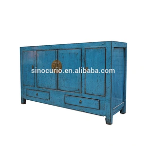 antique Dongbei old reproduction handmade buffet table counter