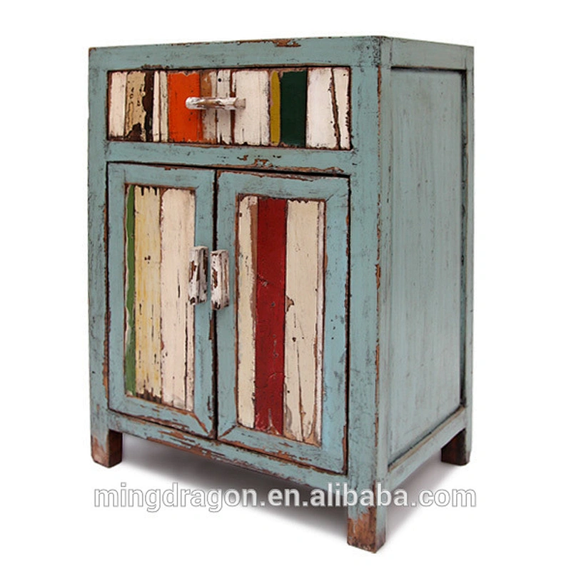 Antique Wooden Bedside Cabinet