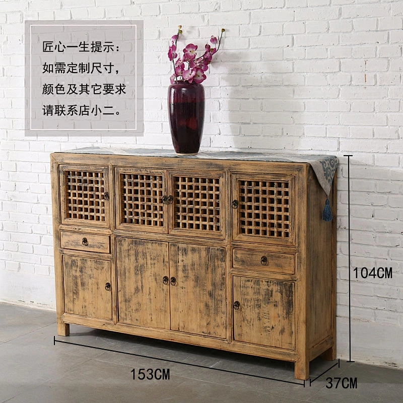 chinese antique wholesale solid wood kitchen cabinet