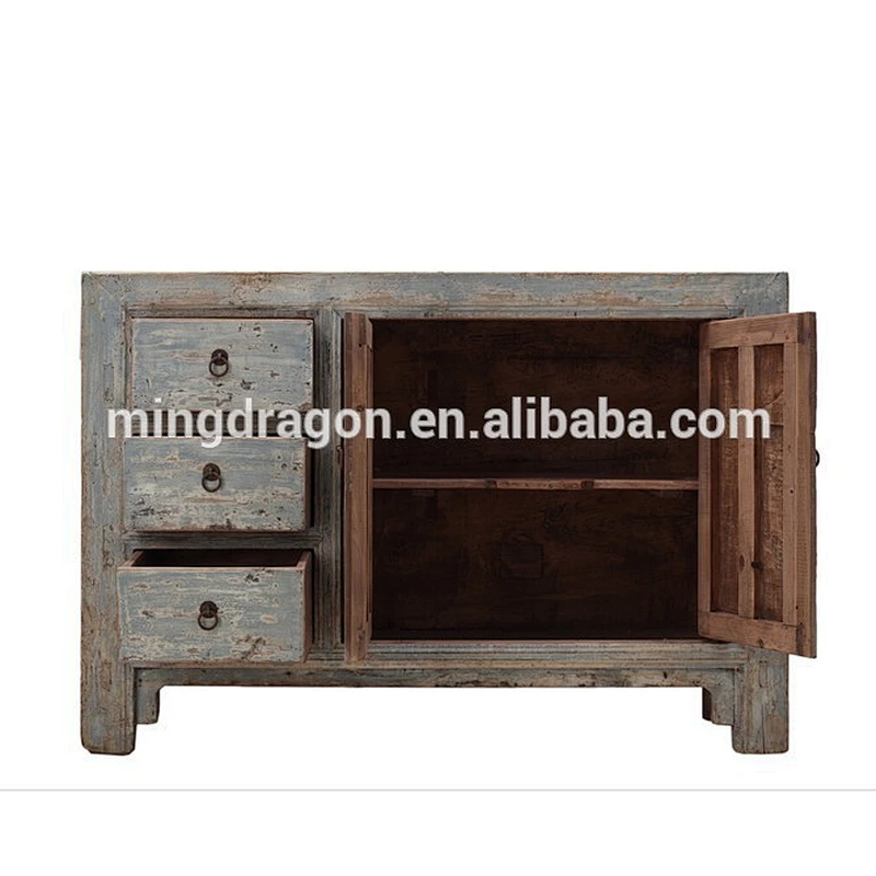 Chinese Antique Furniture, natural reclaimed wood Cabinet