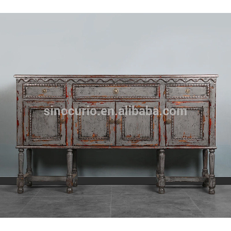 cheap antique european style home furniture living room cabinet