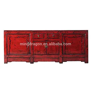 Chinese Red Long cupboard