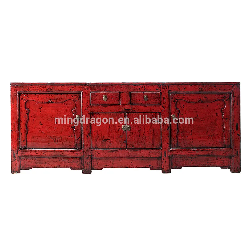 Chinese Red Long cupboard