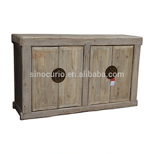 chinese antique furniture natural wood cabinet