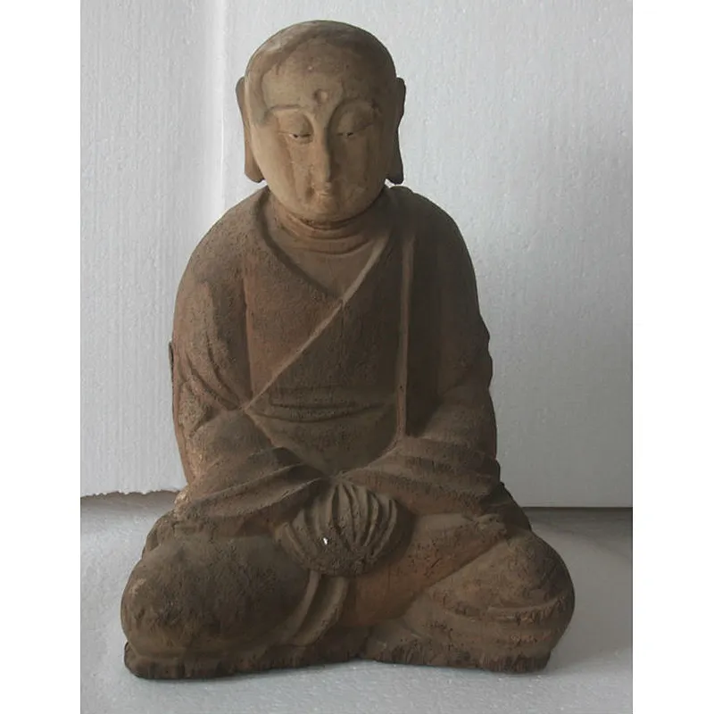 wood antique buddha