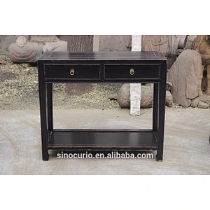 chinese antique alter table wood black console table
