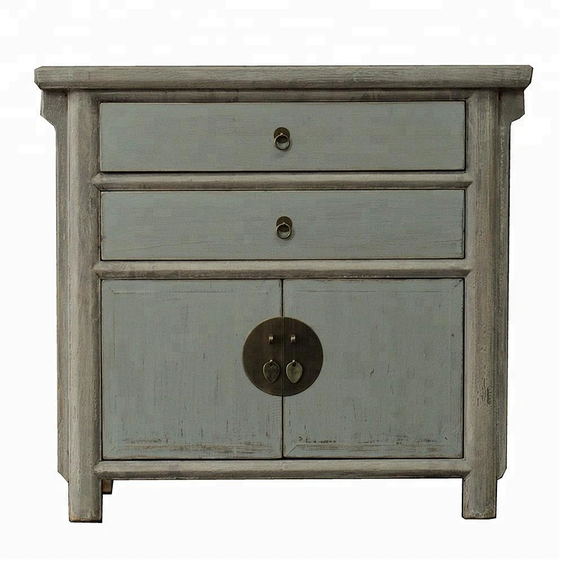 Vintage Chinese living room reproduction furniture cabinet for wholesale