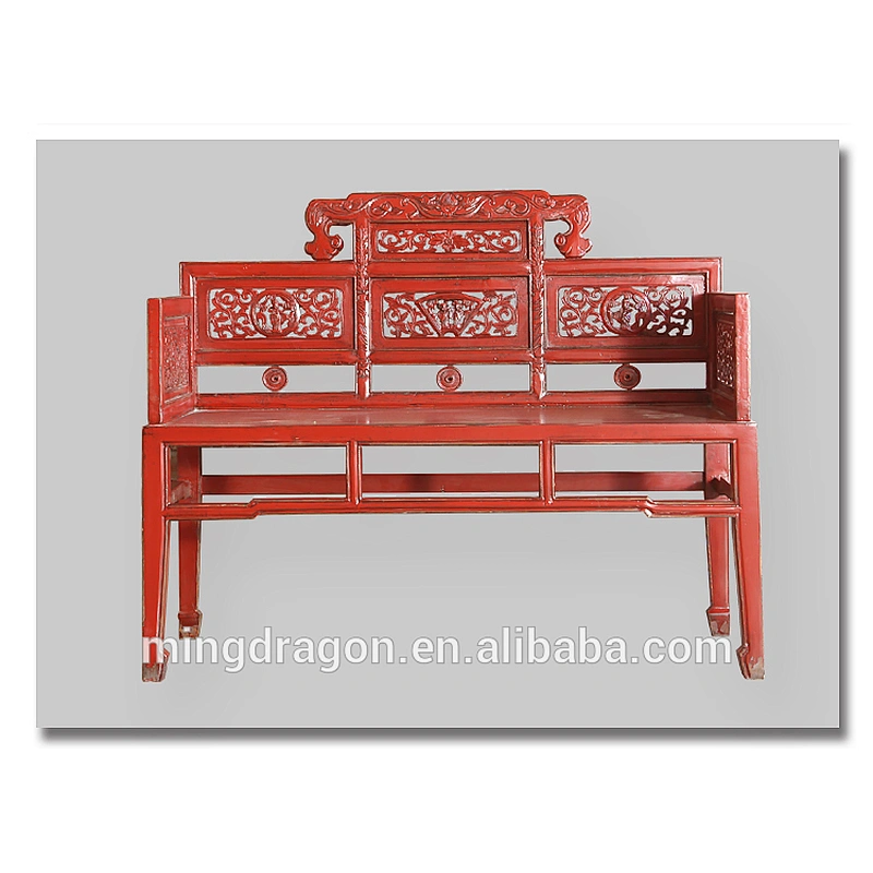 Chinese antique style hand carved wood chair