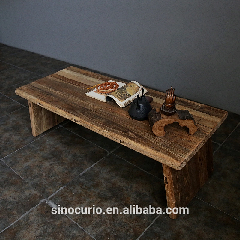 Antique reproduction solid wood furniture wood coffee table
