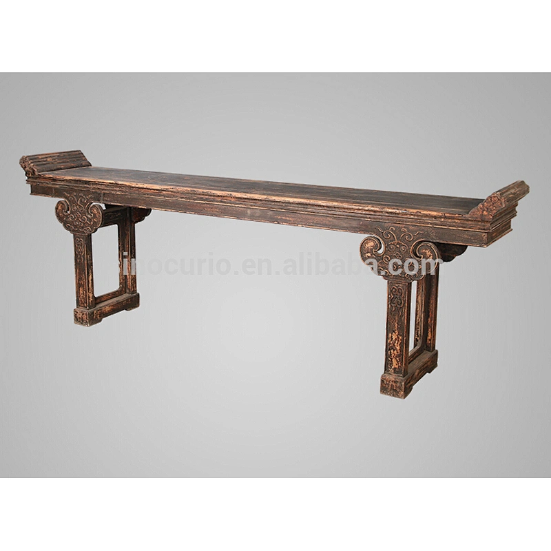 Chinese Antique Carved Ming style Wood Altar Table